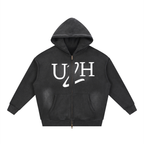 OPEN DOOR — What He Opens No One Shuts Zip Hoodie