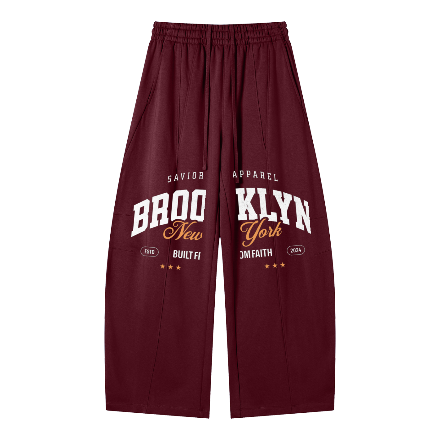 Heavyweight Wide Leg Panel Sweatpants