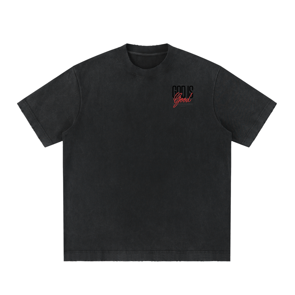 Heavyweight Vintage Washed Frayed T-Shirt