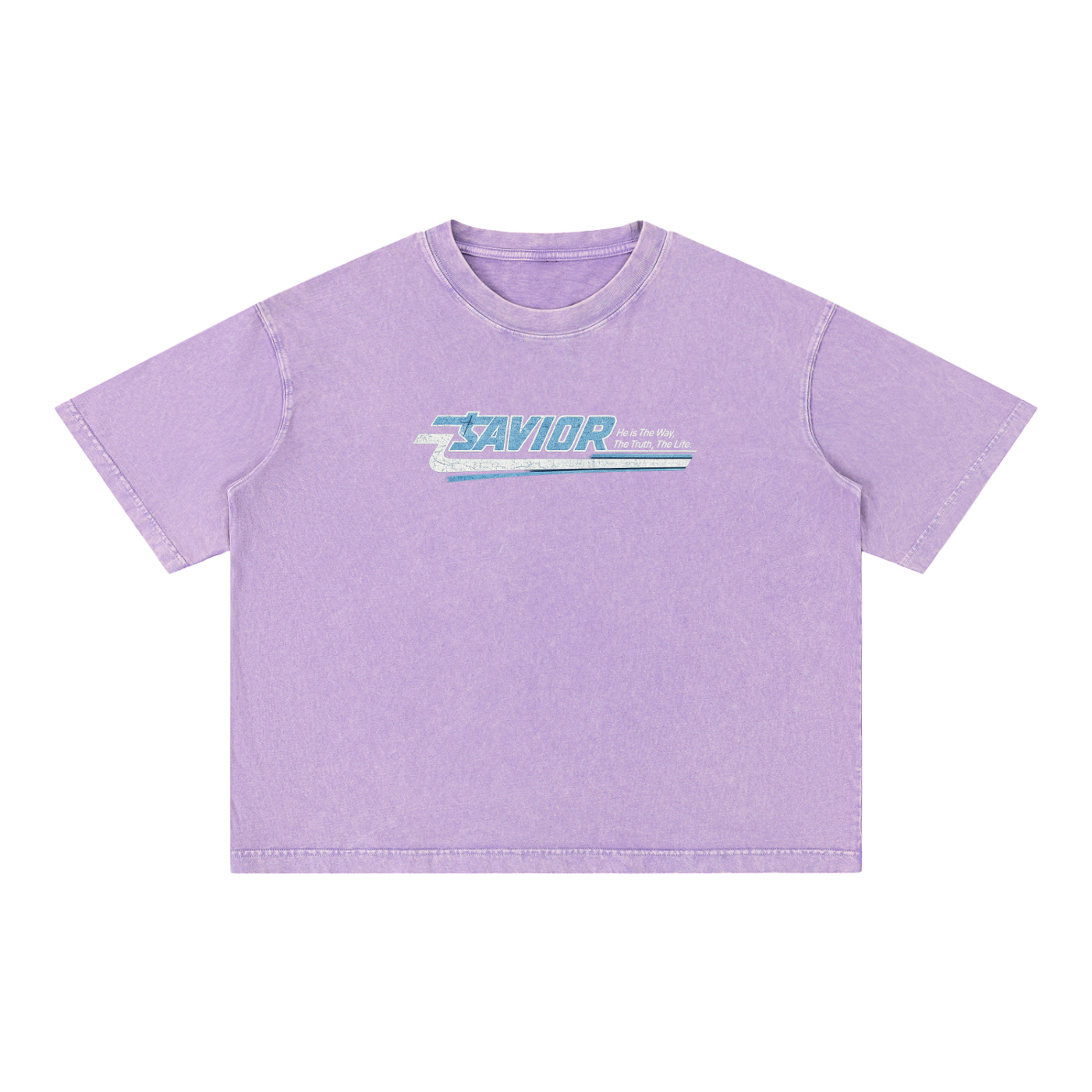Mineral Wash Boxy Cotton T-Shirt