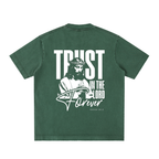 Heavyweight Vintage Washed Frayed T-Shirt