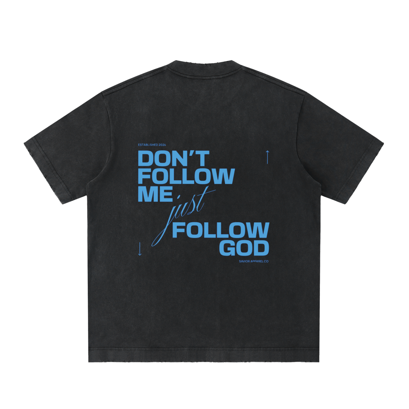 Heavyweight Vintage Washed Frayed T-Shirt