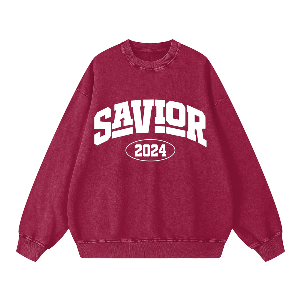 Snow Washed Oversized Sweatshirt