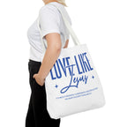 Love Like Jesus Tote Bag — Inspirational Christian Faith Tote