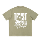 Heavyweight Vintage Washed Frayed T-Shirt