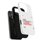 He Thee Above — Keep Your Eyes Up Phone Case