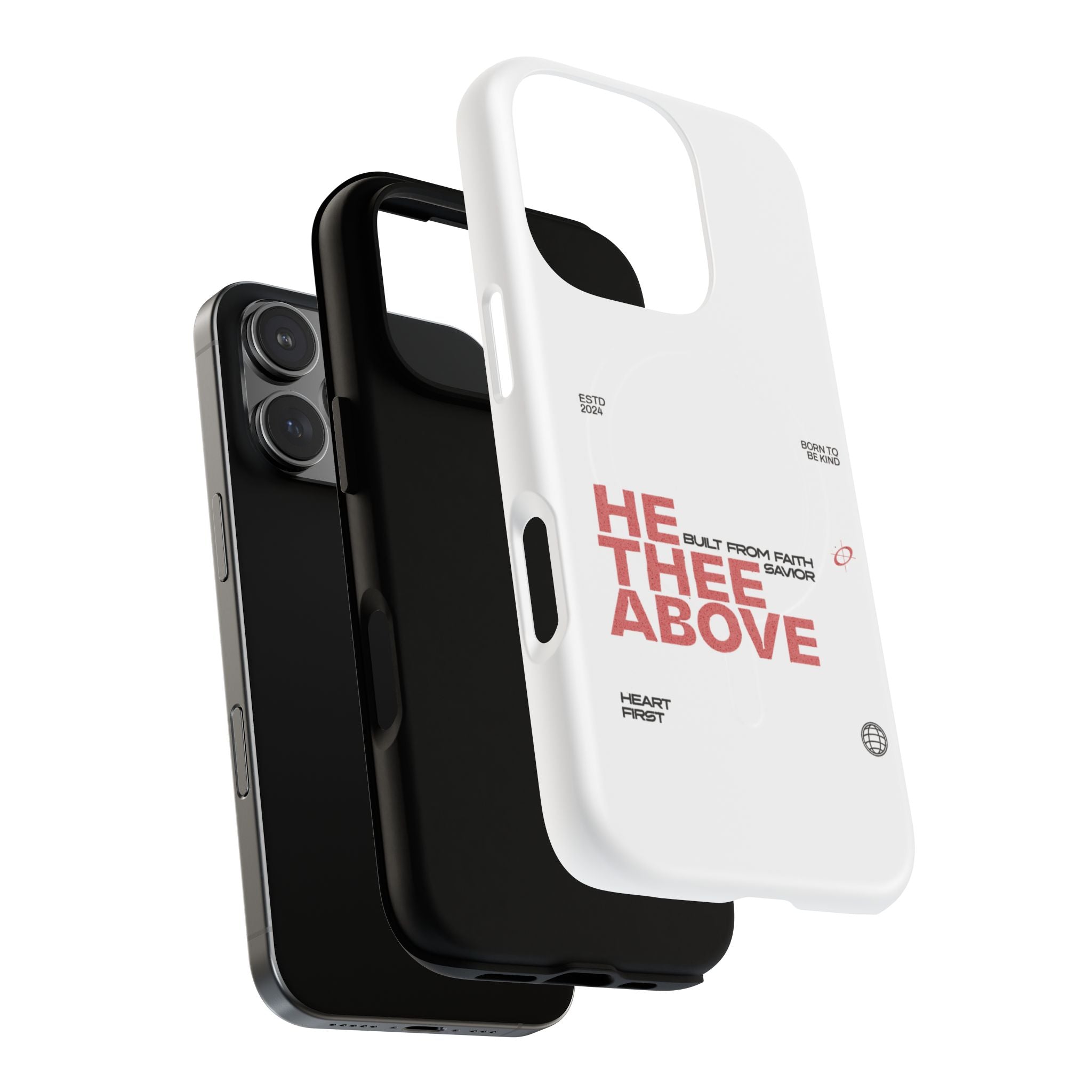 He Thee Above — Keep Your Eyes Up Phone Case
