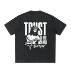 Heavyweight Vintage Washed Frayed T-Shirt