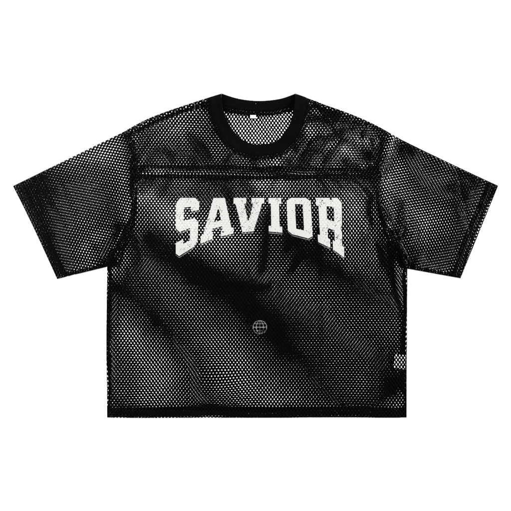 See-through Boxy Net T-Shirt