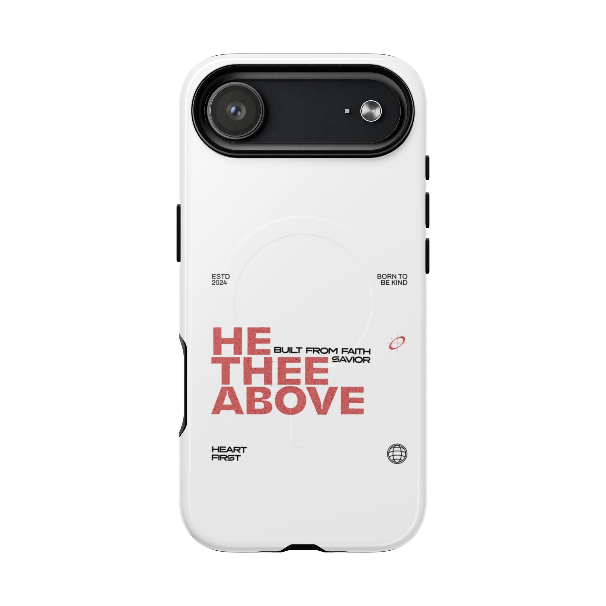 He Thee Above — Keep Your Eyes Up Phone Case