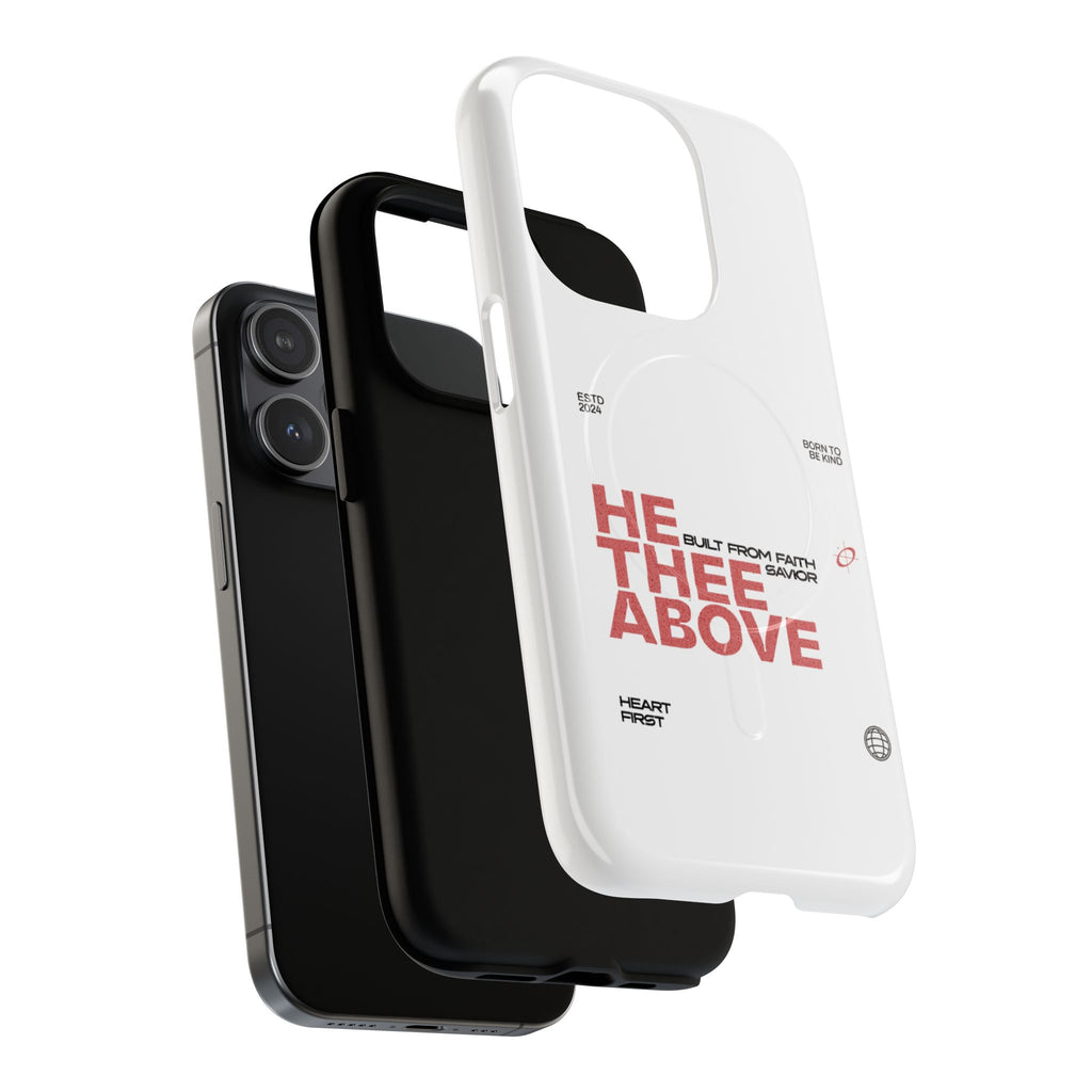 He Thee Above — Keep Your Eyes Up Phone Case