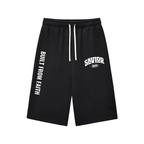 Relaxed Drawstring Three-quarter Sweatpants