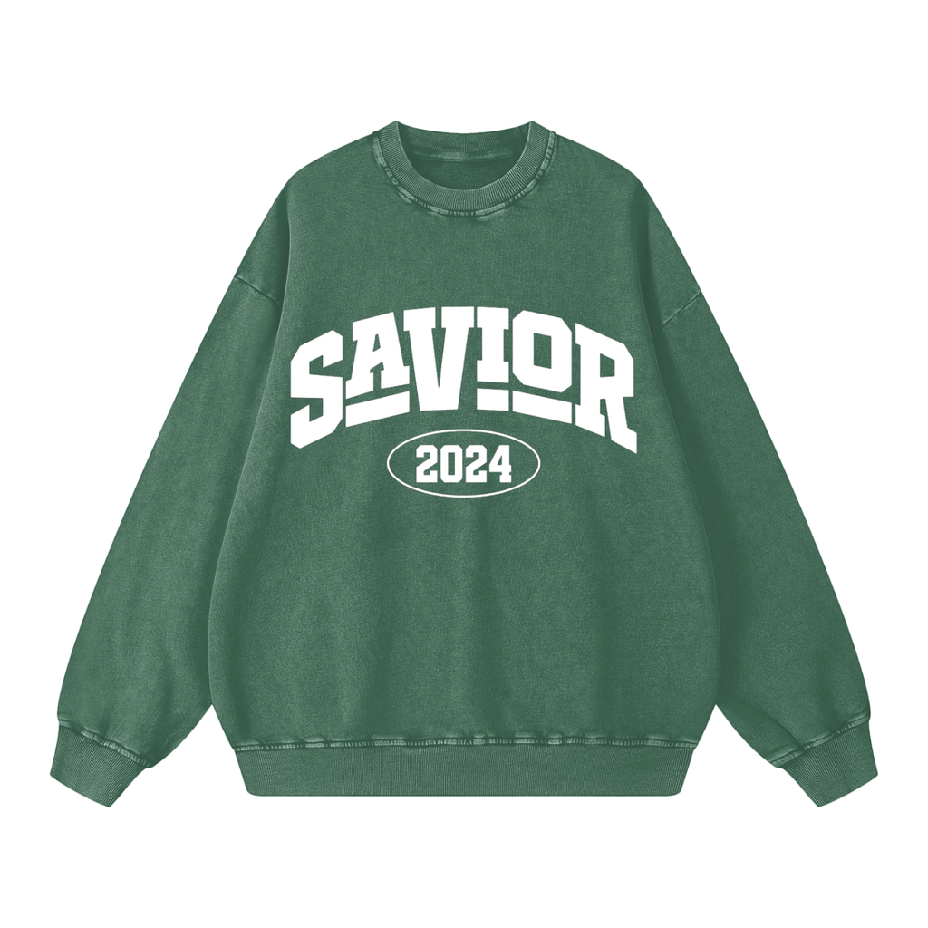 Snow Washed Oversized Sweatshirt
