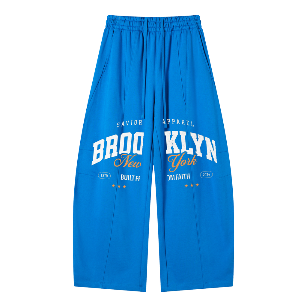 Heavyweight Wide Leg Panel Sweatpants