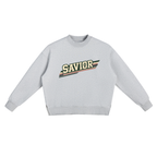 Fleece Side Slit Crewneck Sweatshirt