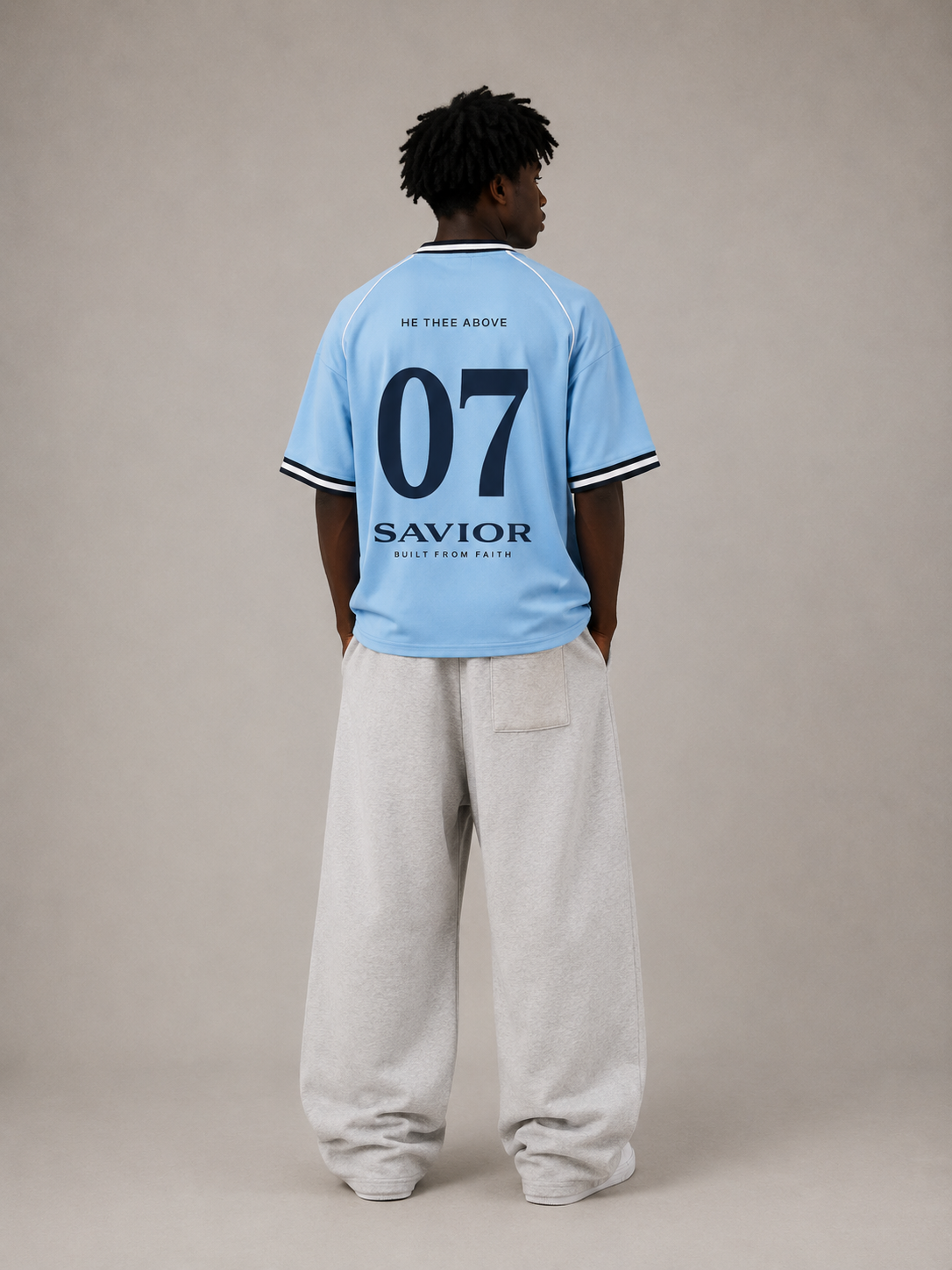 Unisex Boxy V-Neck Soccer Jersey