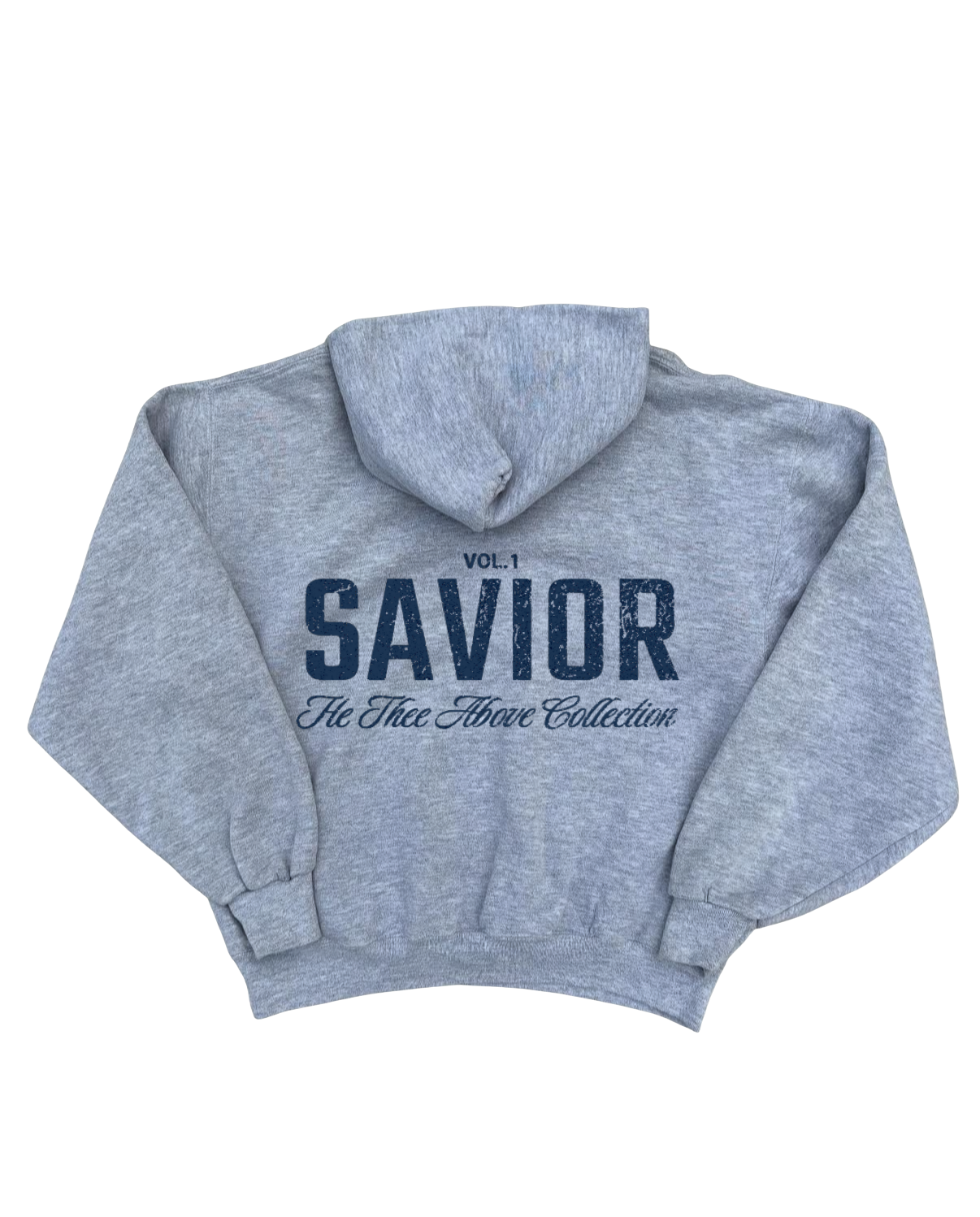 Vintage Savior Heather Gray Hoodie