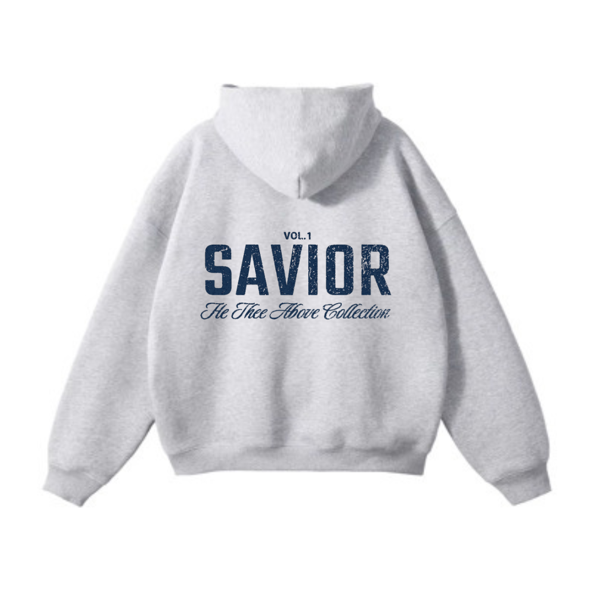 Vintage Savior Heather Gray Hoodie