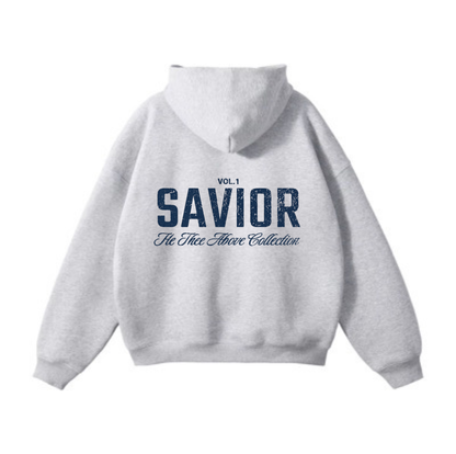 Vintage Savior Heather Gray Hoodie