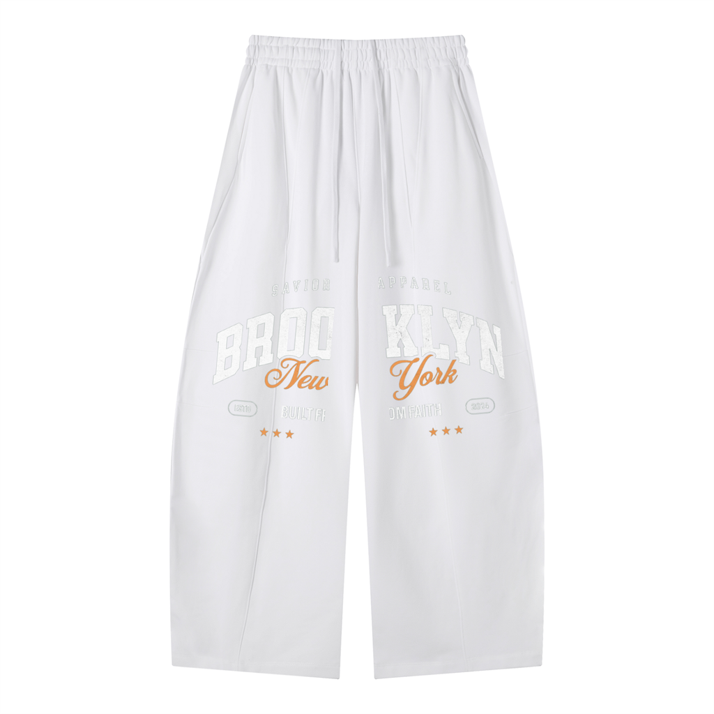 Heavyweight Wide Leg Panel Sweatpants
