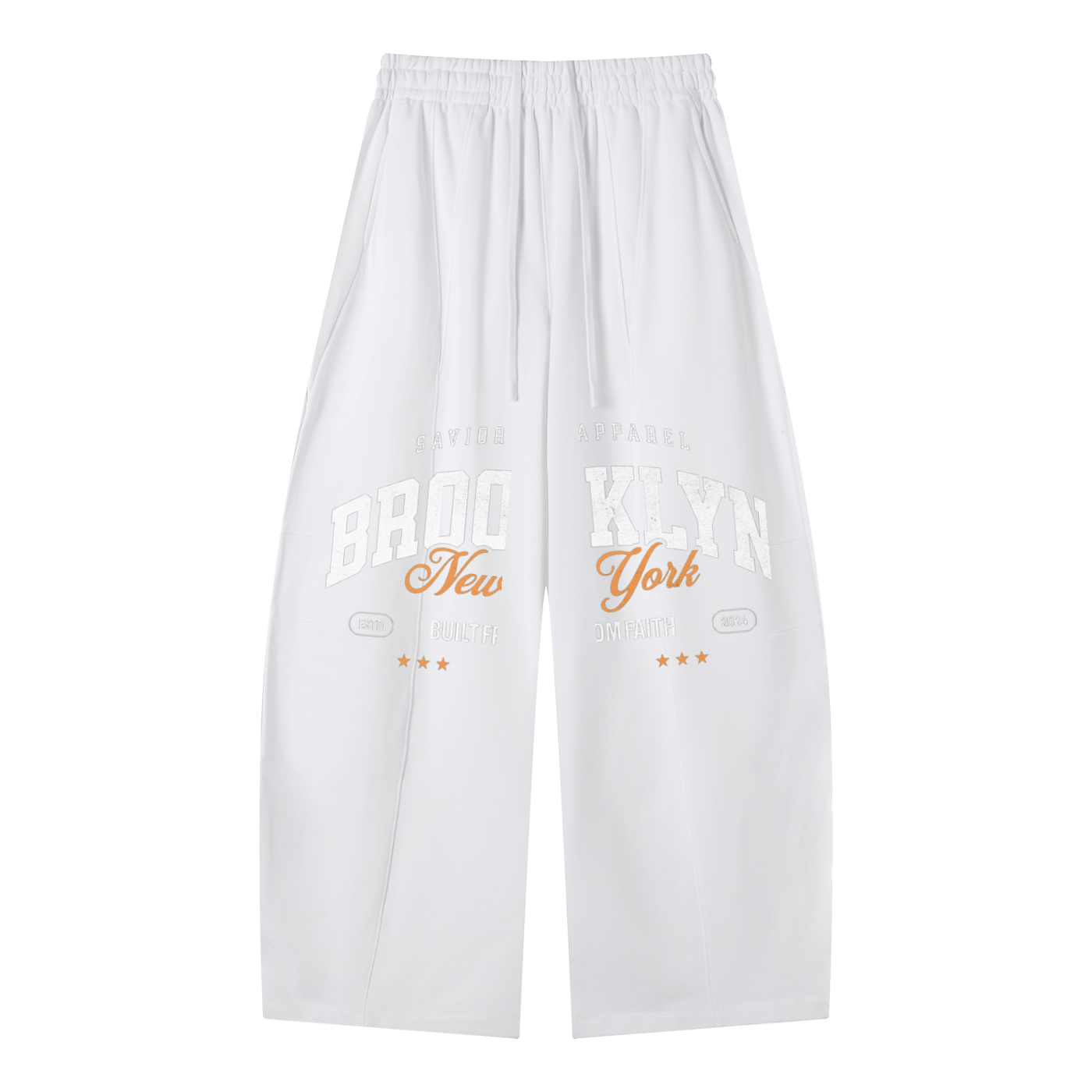 Heavyweight Wide Leg Panel Sweatpants