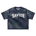 See-through Boxy Net T-Shirt