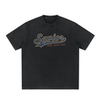 Heavyweight Vintage Washed Frayed T-Shirt