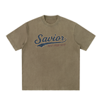 Heavyweight Vintage Washed Frayed T-Shirt
