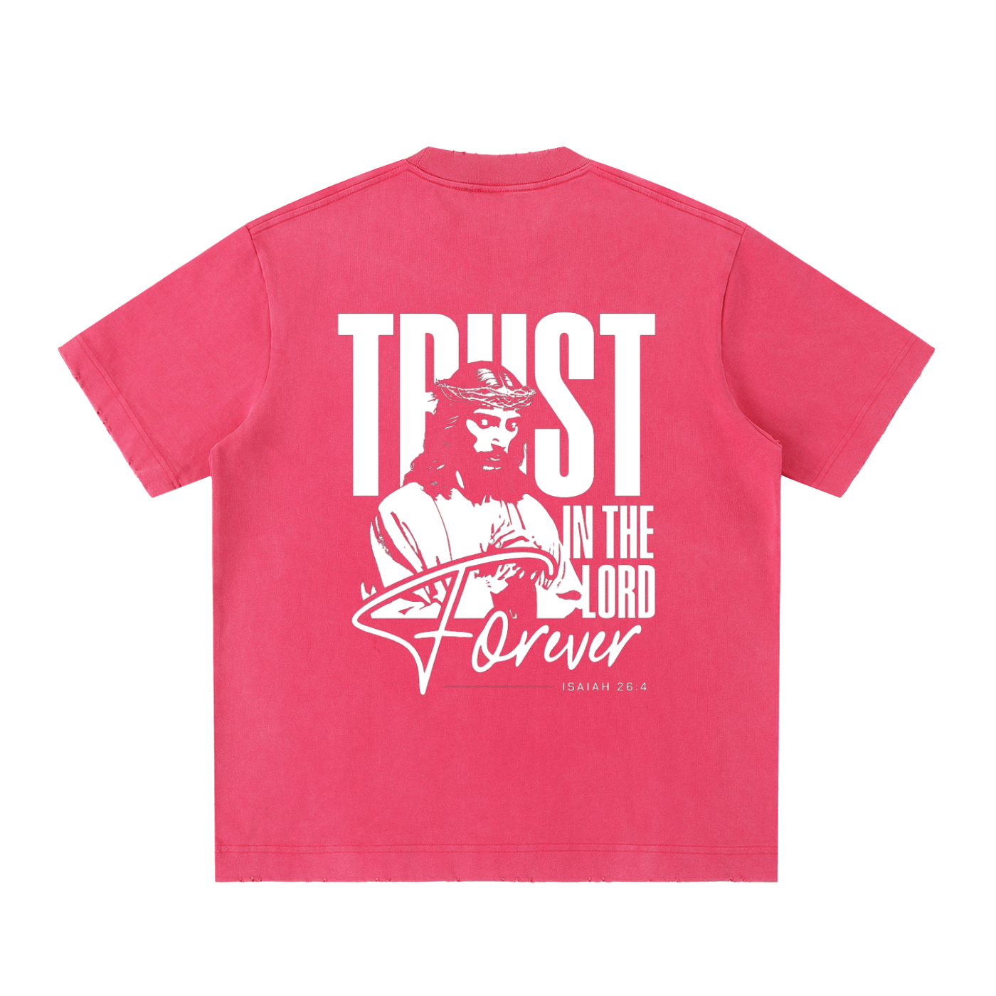 Heavyweight Vintage Washed Frayed T-Shirt