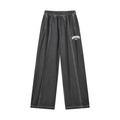 Unisex Vintage Wash Wide Leg Mesh Sweatpants