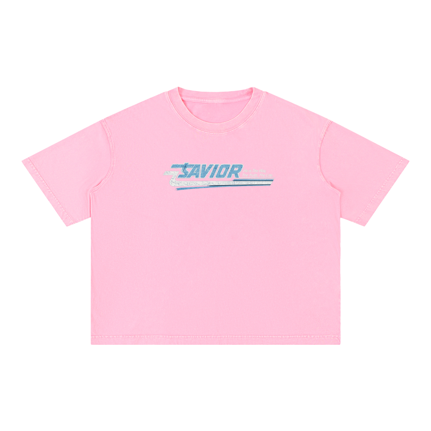 Mineral Wash Boxy Cotton T-Shirt
