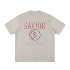 Heavyweight Vintage Washed Frayed T-Shirt