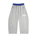 Plaid Waistband Barrel Sweatpants