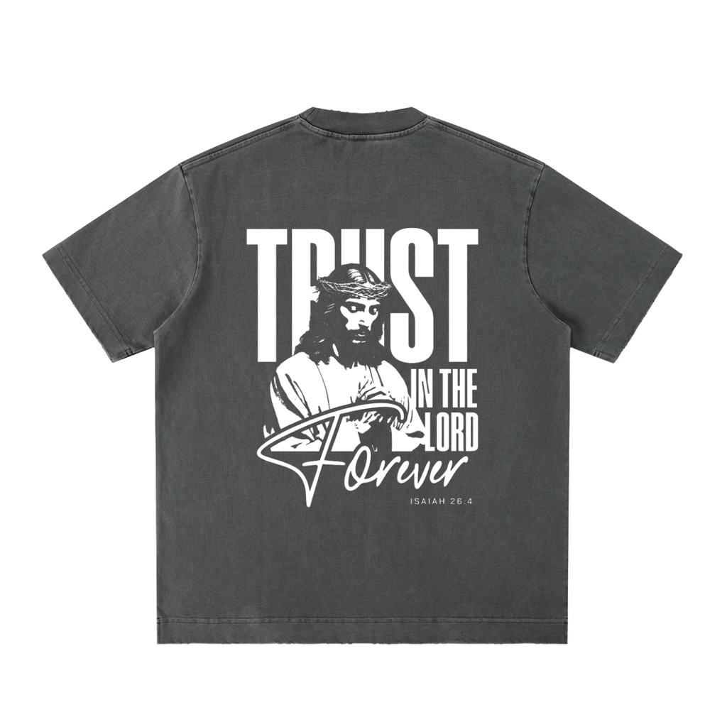 Heavyweight Vintage Washed Frayed T-Shirt