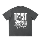 Heavyweight Vintage Washed Frayed T-Shirt