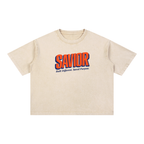 Mineral Wash Boxy Cotton T-Shirt