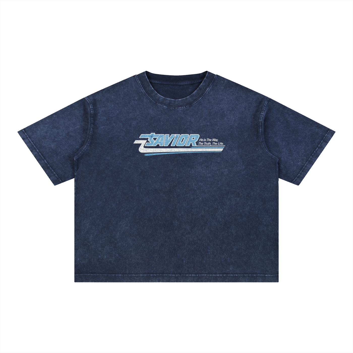 Mineral Wash Boxy Cotton T-Shirt