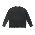 Vintage Washed Hand-Frayed Sweater