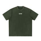 Heavyweight Vintage Washed Frayed T-Shirt