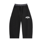 Plaid Waistband Barrel Sweatpants