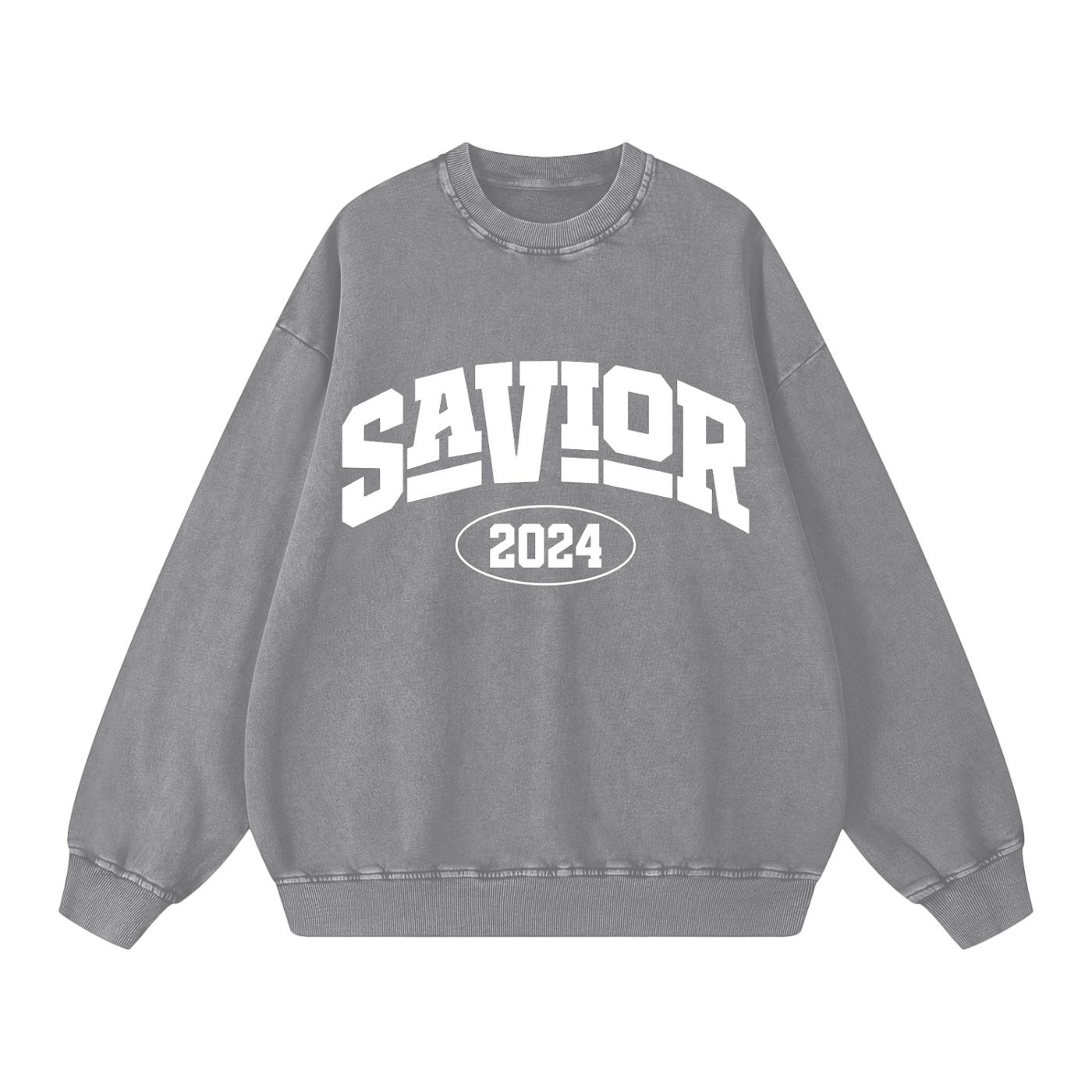 Snow Washed Oversized Sweatshirt