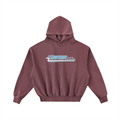 Frayed Enzyme Washed Fleece Hoodie