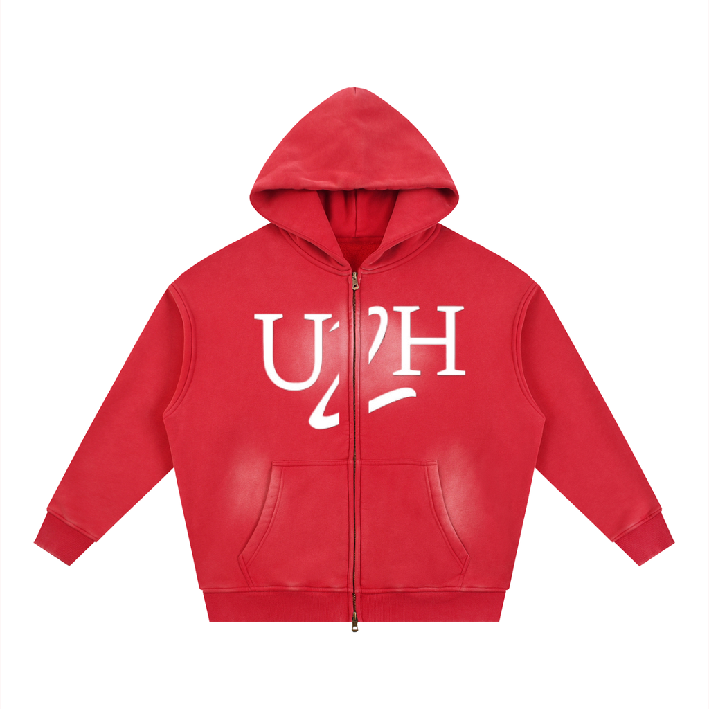 OPEN DOOR — What He Opens No One Shuts Zip Hoodie
