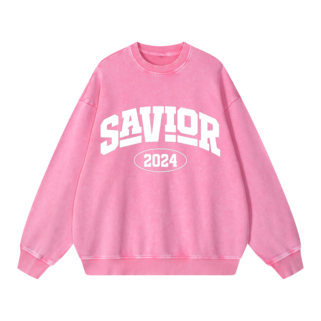 Snow Washed Oversized Sweatshirt