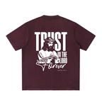 Heavyweight Vintage Washed Frayed T-Shirt