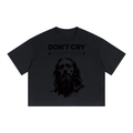 Unisex Boxy Drop Shoulder Crop T-Shirt